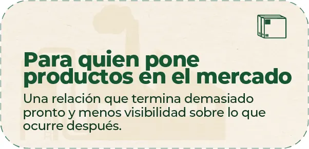 Para quien pone productos en el mercado